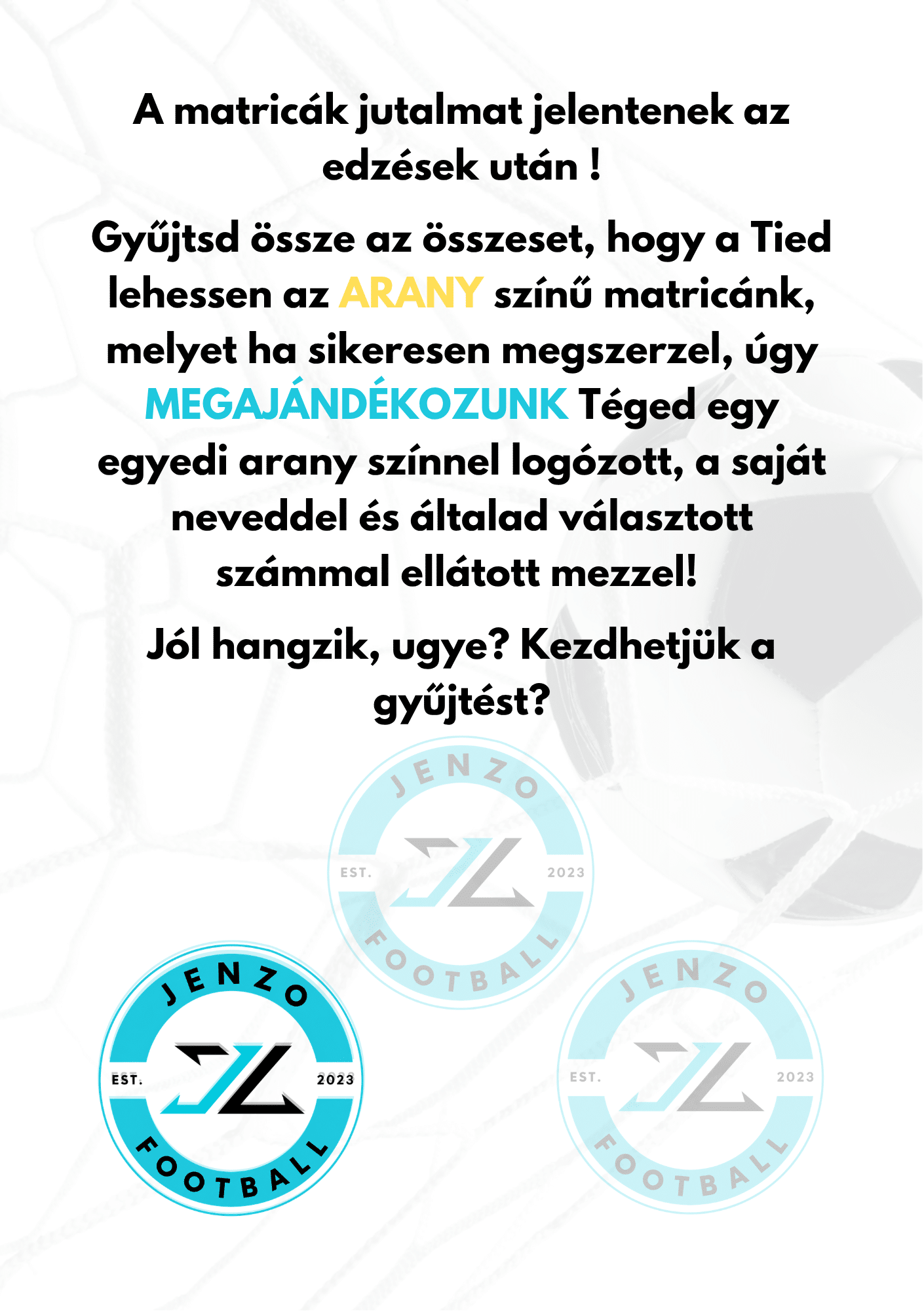 Marcell első JenZo-matricája